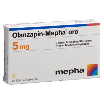 Olanzapin-Mepha oro Melting Tabl 5 mg 98 pcs