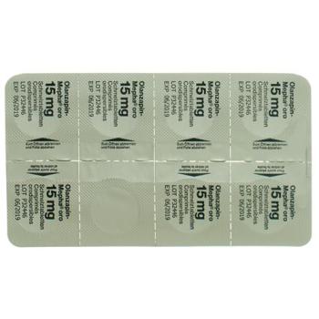 Olanzapin-Mepha oro Melting Tabl 15 mg 98 pcs