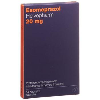 Esomeprazol Helvepharm Kaps 20 mg 14 pcs