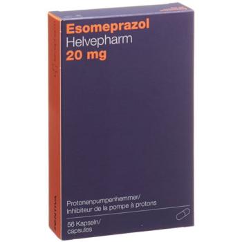 Esomeprazol Helvepharm Capsules 20 mg 56 pcs