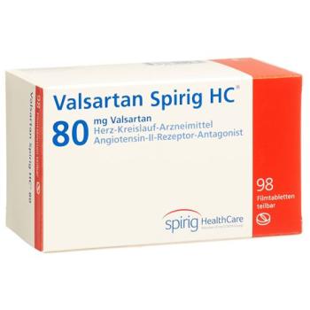Valsartan Spirig 80 mg 98 filmtablets