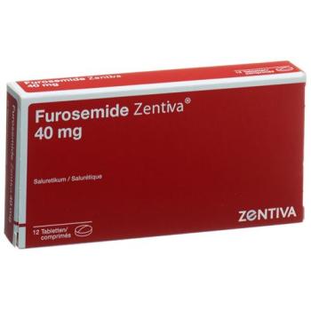 Furosemide Zentiva Tabl 40 mg 12 pcs