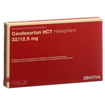 Candesartan HCT Helvepharm Tabl 32/12.5mg 28 pcs