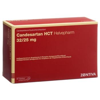 Candesartan HCT Helvepharm Tabl 32/25mg 98 pcs