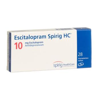Escitalopram Spirig HC Filmtabl 10 mg 28 pcs