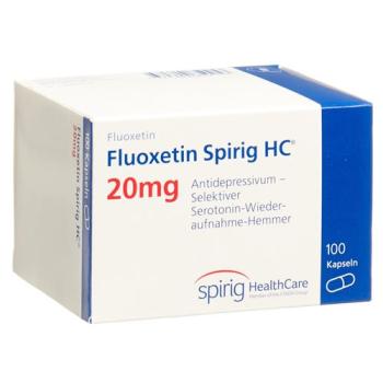 Fluoxetine Spirig HC Kaps 20 mg 100 pcs