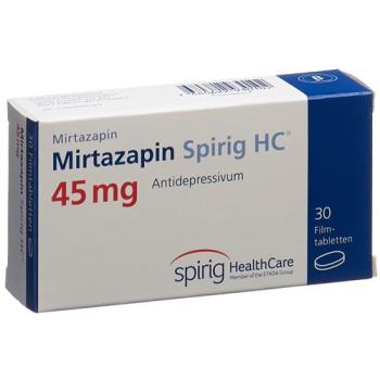 Mirtazapin Spirig 45 mg 30 filmtablets