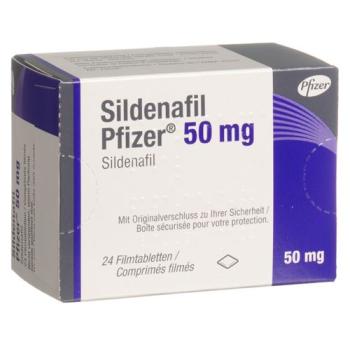 Sildenafil Pfizer Filmtabl 50 mg 24 pcs