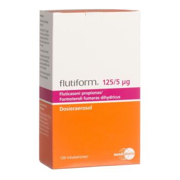 Flutiform 125/5 dosing aerosol 120 doses