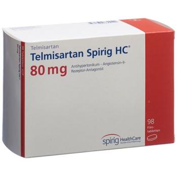 Telmisartan Spirig HC Filmtabl 80 mg 98 pcs