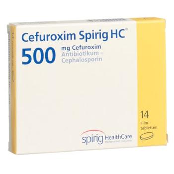 Cefuroxime Spirig HC Filmtabl 500 mg 14 pcs