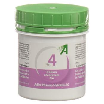 Adler Sch&uuml;ssler Nr4 potassium chloratum Tabl D 6 250 g