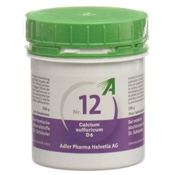 Adler Sch&uuml;ssler Nr12 Calcium sulfuricum Tabl D 6 250 g