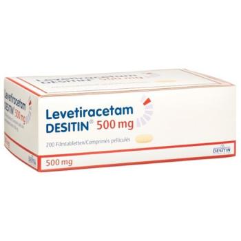 Levetiracetam DESITIN Filmtabl 500 mg 200 pcs