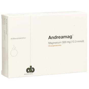 Andreamag effervescent tablet 300 mg with orange flavor 60 pcs