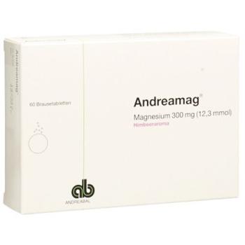 Andreamag Brausetable 300 mg with raspberry flavor 60 pcs