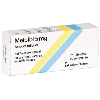 Metofol Tabl 5 mg 20 pcs