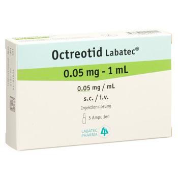 Octreotide Labatec Inj Loes 0.05mg/ml 5amp 1ml