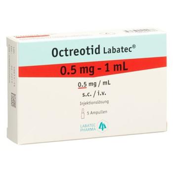 Octreotide Labatec Inj Loes 0.5mg/ml 5amp 1ml