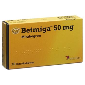 Betmiga Ret Tabl 50 mg 30 pcs