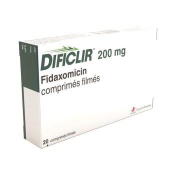 Dificlir Filmtabl 200 mg 20 pcs