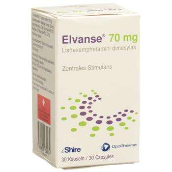 Elvanse Kaps 70 mg Fl 30 pcs