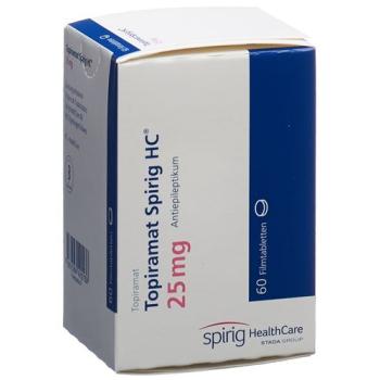 Topiramate Spirig HC Filmtabl 25 mg Ds 60 pcs