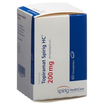 Topiramate Spirig HC Filmtabl 200 mg Ds 60 pcs