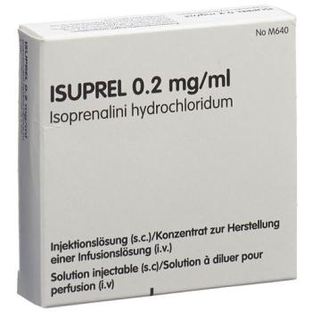 Isuprel Inf Conc 0.2mg/ml 5amp 1ml
