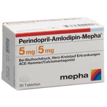 Perindopril-Amlodipin-Mepha Tabl 5mg/5mg Ds 90 pcs