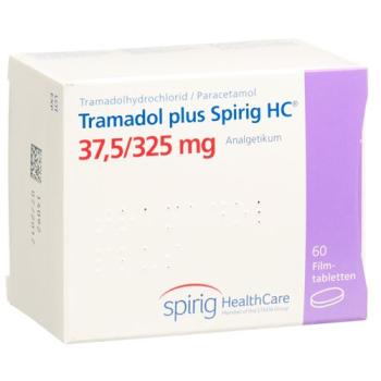 Tramadol plus Spirig HC Filmtablet 37.5/325mg 60 pcs