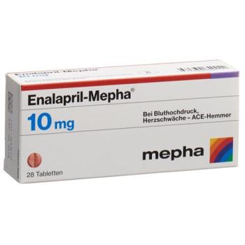 Enalapril-Mepha Tabl 10 mg 28 pcs