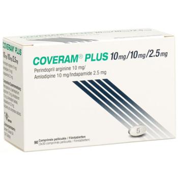 Coveram plus Filmtablet 10/10/2.5mg Ds 90 pcs