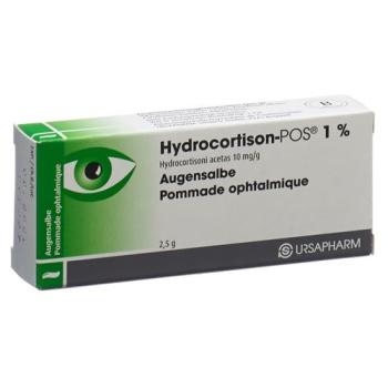 Hydrocortisone POS Eye Ointment 1% Tb 2.5 g