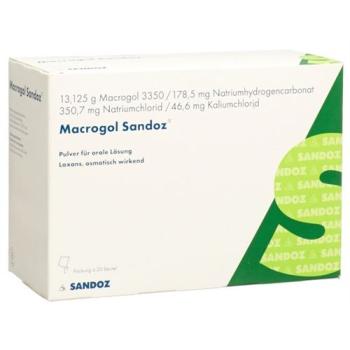 Macrogol Sandoz Plv Btl 20 pcs