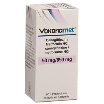 Vokanamet film tabl 50/850 mg bottle 60 pcs