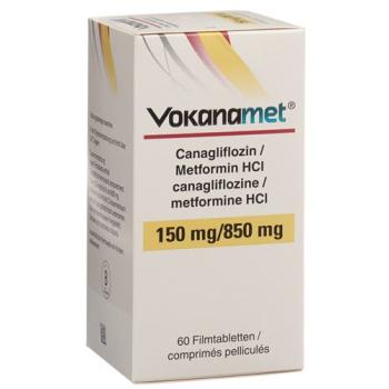 Vokanamet film tabl 150/850 mg 3 bottles 60 pcs