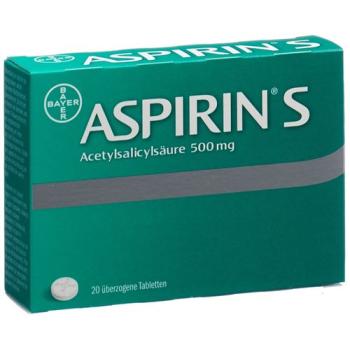 Aspirin S tablets 500 mg 20 pcs