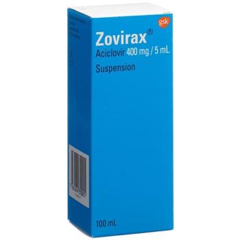 Zovirax Susp 400mg/5ml Bottle 100ml