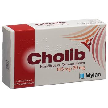 Cholib Filmtablet 145mg/20mg 90 pcs