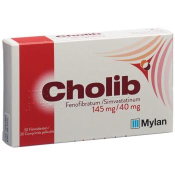 Cholib Filmtablet 145mg/40mg 30 pcs