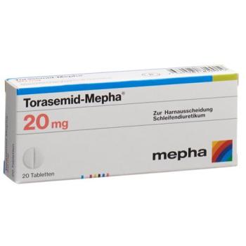 Torasemid-Mepha Tabl 20 mg 100 pcs