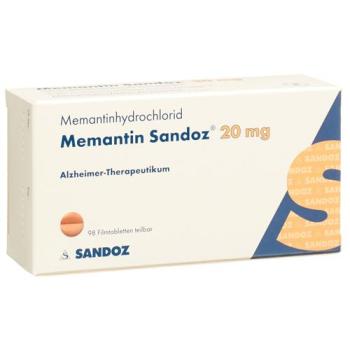 Memantine Sandoz Filmtablet 20 mg 98 pcs