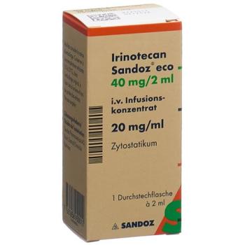 Irinotecan Sandoz eco Inf Conc 40 mg/2ml through 2 ml