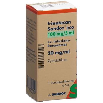 Irinotecan Sandoz eco Inf Conc 100 mg/5ml through 5 ml