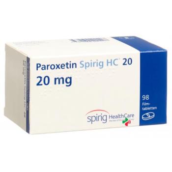 Paroxetin Spirig 20 mg 98 filmtablets