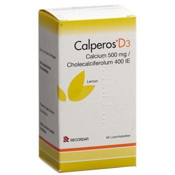 Calperos D3 lozenges lemon Ds 60 pcs