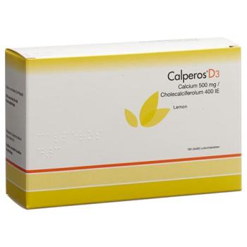 Calperos D3 lozenges lemon Ds 180 pcs