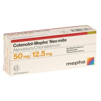 Cotenolol-Mepha Neo mite Filmtabl 50/12.5 30 pcs
