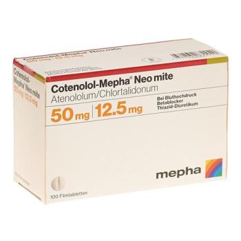 Cotenolol-Mepha Neo mite Filmtabl 50/12.5 100 pcs